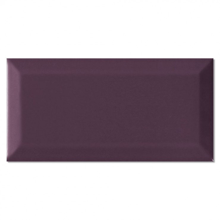 Kakel Metro Fasat Violet Blank 7.5x15 cm-0